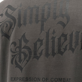 T-shirt Tapout Oversize Simply Believe Gray