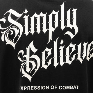 T-shirt Tapout Oversize Simply Believe Black