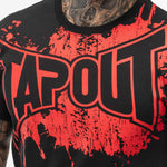 T-shirt Tapout Splashed Black