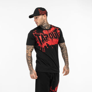 T-shirt Tapout Splashed Black