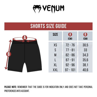 Kick-thai shorts Venum Inferno Black-gold-red