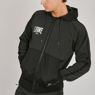 Sweatshirt Leone Melange ABX611 with hood