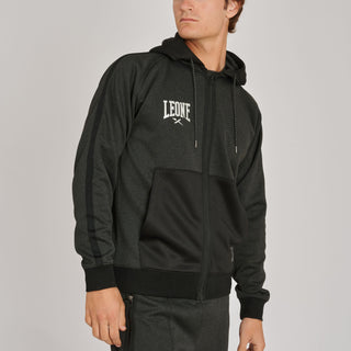 Sweatshirt Leone Melange ABX611 with hood