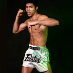 Kick-thai shorts Fairtex BS1923 Racer White