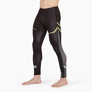 Pantaloni a compressione Leone Revo Fluo AB937F-Combat Arena