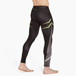 Pantaloni a compressione Leone Revo Fluo AB937F-Combat Arena