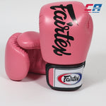 Thai boxing gloves Fairtex BGV19 Deluxe Pink