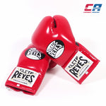 Boxing gloves Cleto Reyes Professional CB2 Red-Black with laces 