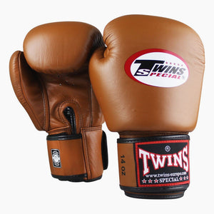 Guantoni Muay Thai Twins Special BGVL3 Retro Marrone-Combat Arena